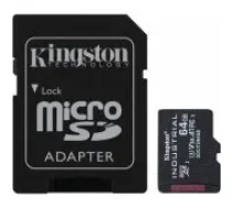 Kingston Industrial Micro SDHC 64GB Class 10 + SD Adapter atmiņas karte