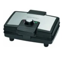Clatronic WA3606 Black/ Inox vafeļu panna