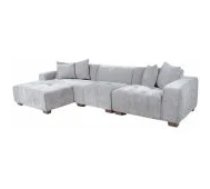 Evelekt DAHLIA LC Light Grey Dīvāns