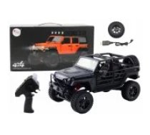 LEAN Toys Remote Controlled Off-Road Vehicle RC 2.4G 4x4 Drive Black Rotaļļieta