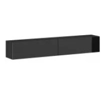 Cama MEBLE VIGO ®180® 30/ 180/ 40 Black/ Black Gloss Mēbeles