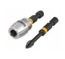 DeWALT Dewalt TORSION PH2 impact screwdriver bits 2pcs. + handle (DT705 Aksesuārs