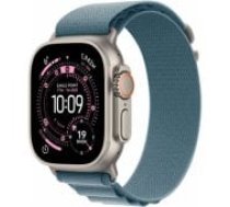 Apple Watch Ultra 3 49mm Natural Titanium/ Light Blue Alpine Loop - Medium viedpulkstenis