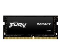 Kingston Fury Impact Black 32GB DDR4 3200MHZ SODIMM KF432S20IB/ 32 operatīvā atmiņa