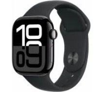 Apple Watch Series 10 42mm Jet Black/ Black Band - S/ M viedpulkstenis