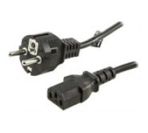 Deltaco Power cord CEE 7/ 7 - C13 0,5m Black aksesuārs