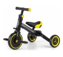 Milly Mally 3in1 Optimus Black Bērnu skrejritenis
