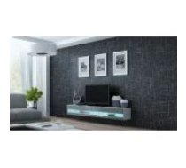 Cama MEBLE VIGO NEW 180x40x30 White/ Grey Gloss Mēbeles