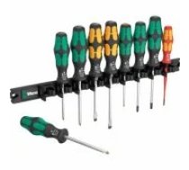 Wera Wera 9650 magnetic strip Kraftform screwdriver set, 9 pieces Skrūvgriezis