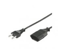 Deltaco Power cable CEE 7/ 16 IEC C7 5m Black aksesuārs