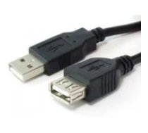 Sharkoon Extension cable USB 2.0 black 1,0m vads
