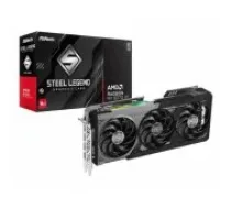 Asrock Radeon RX9070 XT Steel Legend Dark 16GB GDDR6 256bit Black videokarte