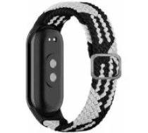 Beline Mi Band 8 Textile Black/ White Siksniņa