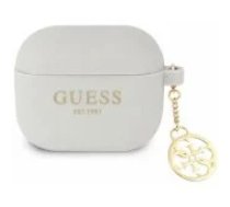 Guess 4G Charms Silicone Case for Airpods 3 Gray Aksesuārs austiņām