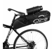 Wozy 9BK Large Space Bicycle Travel Bag under the saddle 12L Velosipēdu soma