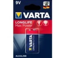 Varta Longlife Max Power 9V Block 1 pack Baterijas