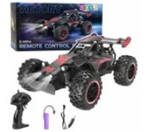 LEAN Toys Remote Controlled RC Car Off-Road Red 1:18 20 km/ h Rotaļļieta