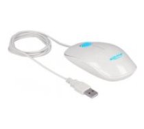 DELOCK Optical 3-button LED Mouse White datorpele