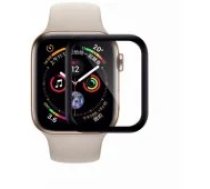 Riff "Hot Bending 3D Glass for Apple Watch 1/ 2/ 3/ 5/ 6/ 7 42mm" Black aksesuārs