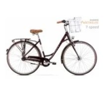 Romet 28" Pop Art Lux Alu 2022 18" M Bordo Velosipēds