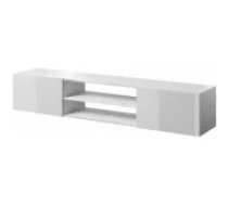 Cama MEBLE SLIDE 200K 200x40x37 Glossy White Mēbeles