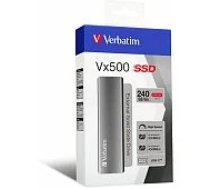 Verbatim Vx500 240GB External Silver 47442 SSD disks