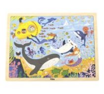 Viga Viga Viga 44583 Puzzle on a pad of 48 elements - getting to know the s Puzle