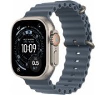Apple Watch Ultra 3 49mm Natural Titanium/ Anchor Blue Ocean Band viedpulkstenis