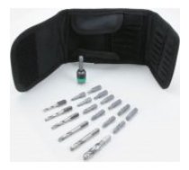 Wera Wera 848/ 851/ 867/ 19 metal twist drill & bit set (black, 1/ 4, 19 pieces Aksesuārs