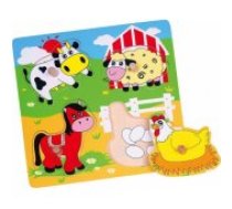 Viga _7577528 Viga 59562 Wooden Flat Puzzle - Farm Animals Puzle