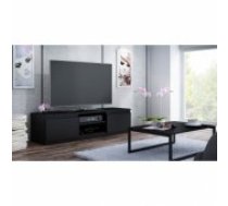 TOP E SHOP Topeshop Szafka RTV 140cm czarna (RTV140 CZAR) Mēbeles