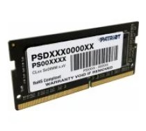 Patriot Signature Black 8GB DDR4 3200MHZ SODIMM PSD48G32002S operatīvā atmiņa