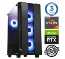 INTOP Ryzen 7 5700X 32GB 500SSD M.2 NVME RTX3050 6GB no-OS dators