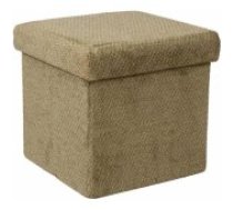Evelekt JESSE with storage space 30x30xH30cm Green Pufs