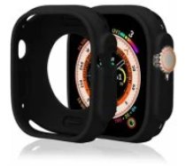 Hurtel Silicone Watch Case Apple Watch 42mm (Series 1/ 2/ 3) Black aksesuārs