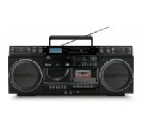 Medion P66538 Retro-Boombox Black magnetola