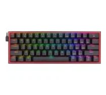Redragon K617 Fizz Red RGB (US) Black klaviatūra