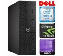 Dell 3050 SFF i3-7100 16GB 256SSD M.2 NVME GT1030 2GB WIN10Pro ReNew dators