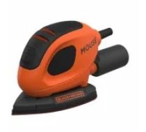 Black&Decker Black&Decker compact mouse BEW230K-QS, delta sander (orange/ black, 55 Slīpmašīna