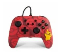 PowerA Enhanced Wired Controller - Pokemon Pikachu Edition Red spēļu kontrolieris
