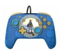 PDP Faceoff Deluxe+ Audio Wired Zelda Hyrule Blue spēļu kontrolieris
