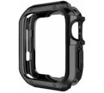 Hurtel Soft Strong Watch Case Apple Watch 41mm (Series 7/ 8/ 9) Black aksesuārs