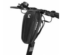 Wozy B4BK Hard Waterproof Bicycle & Scooter handlebar Bag with zipper 3L Velosipēdu soma