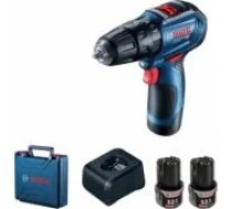 Bosch Bosch GSB 12V-30 12-volt drill/ driver 2 x 2 Ah battery pack (6019G91 Urbjmašīna