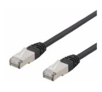 Deltaco S/ FTP Cat6 patch cable (SFTP-61UV) Black aksesuārs