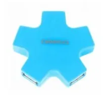 Omega OUH24SB USB Hubs Blue Aksesuārs