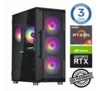 INTOP Ryzen 5 5600X 16GB 250SSD M.2 NVME RTX3050 6GB no-OS Black dators