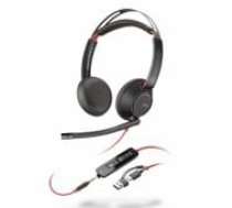 Poly Blackwire 5220 ST Black/ Red austiņas
