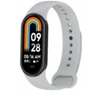 Beline Silicone Strap Xiaomi Mi Band 9/ M9/ 8/ M8 (7) Grey Siksniņa