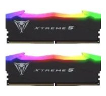 Patriot Viper Xtreme 5 RGB Black 2x16GB DDR5 7800MHZ UDIMM PVXR532G78C38K operatīvā atmiņa